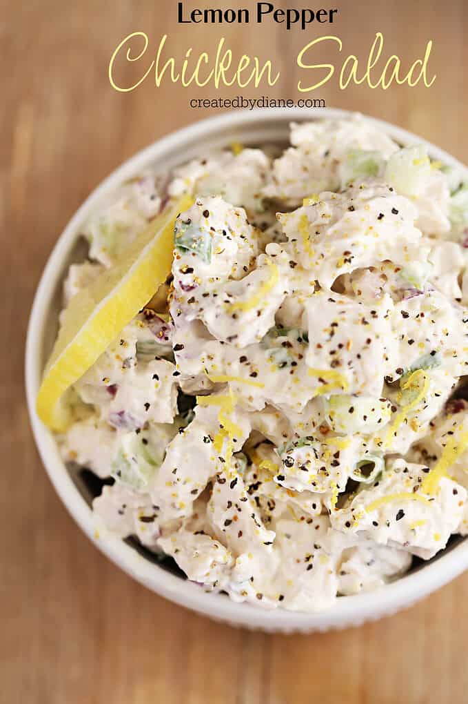 Lemon Pepper Chicken Salad createdbydiane