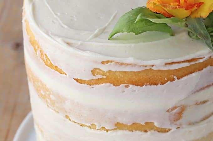 White Sour Cream Cake createdbydiane.com