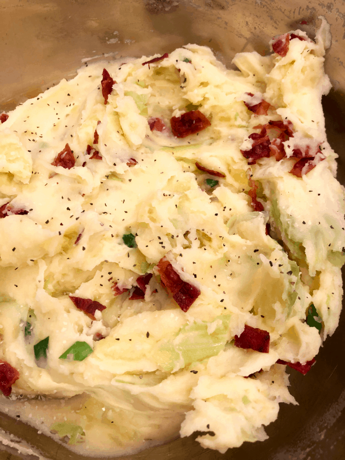 colcannon the perfect leftover if you have ham, corned beef, pastranmi or bacon and potatoes