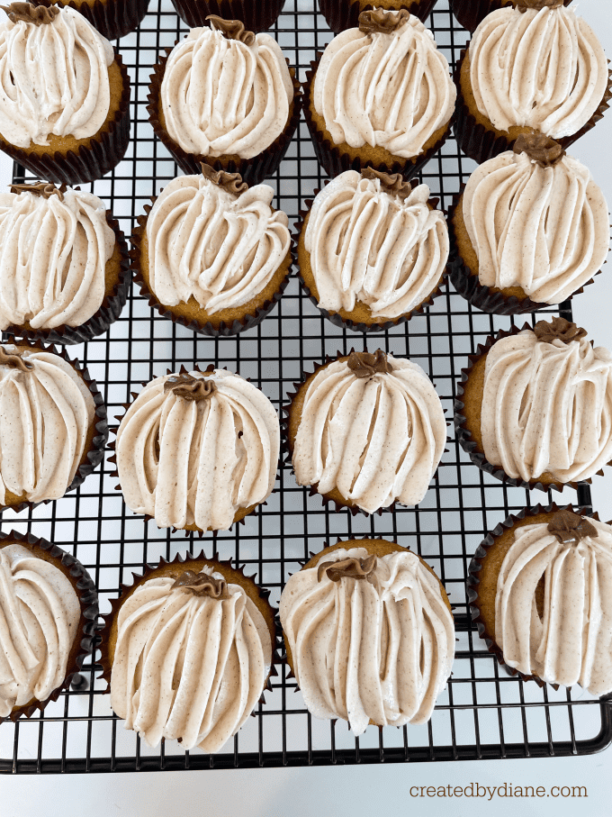 pretty pumpkin cupcakes createdbydiane.com