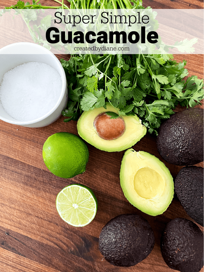 super simple guacamole createdbydiane.com