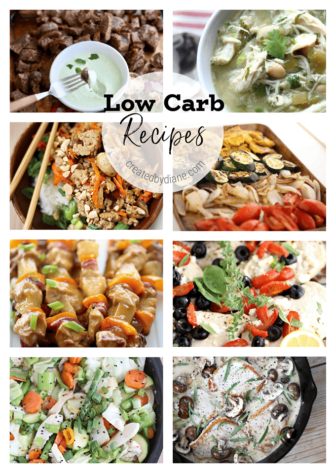 LOW CARB recipes from diane food blogger createdbydiane