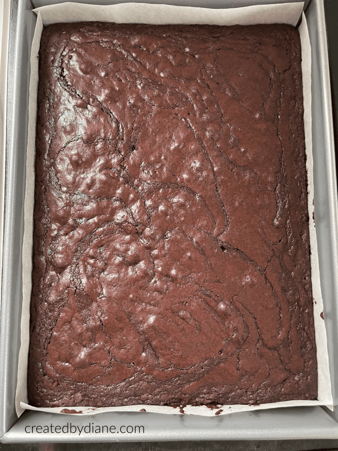 baked home made brownies createdbydiane.com