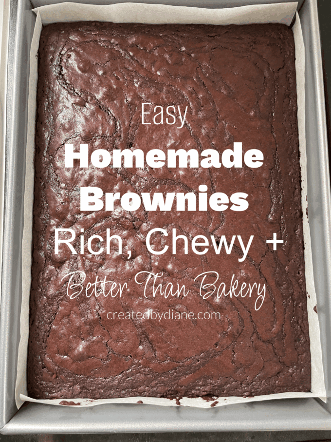 homemade easy brownie recipe