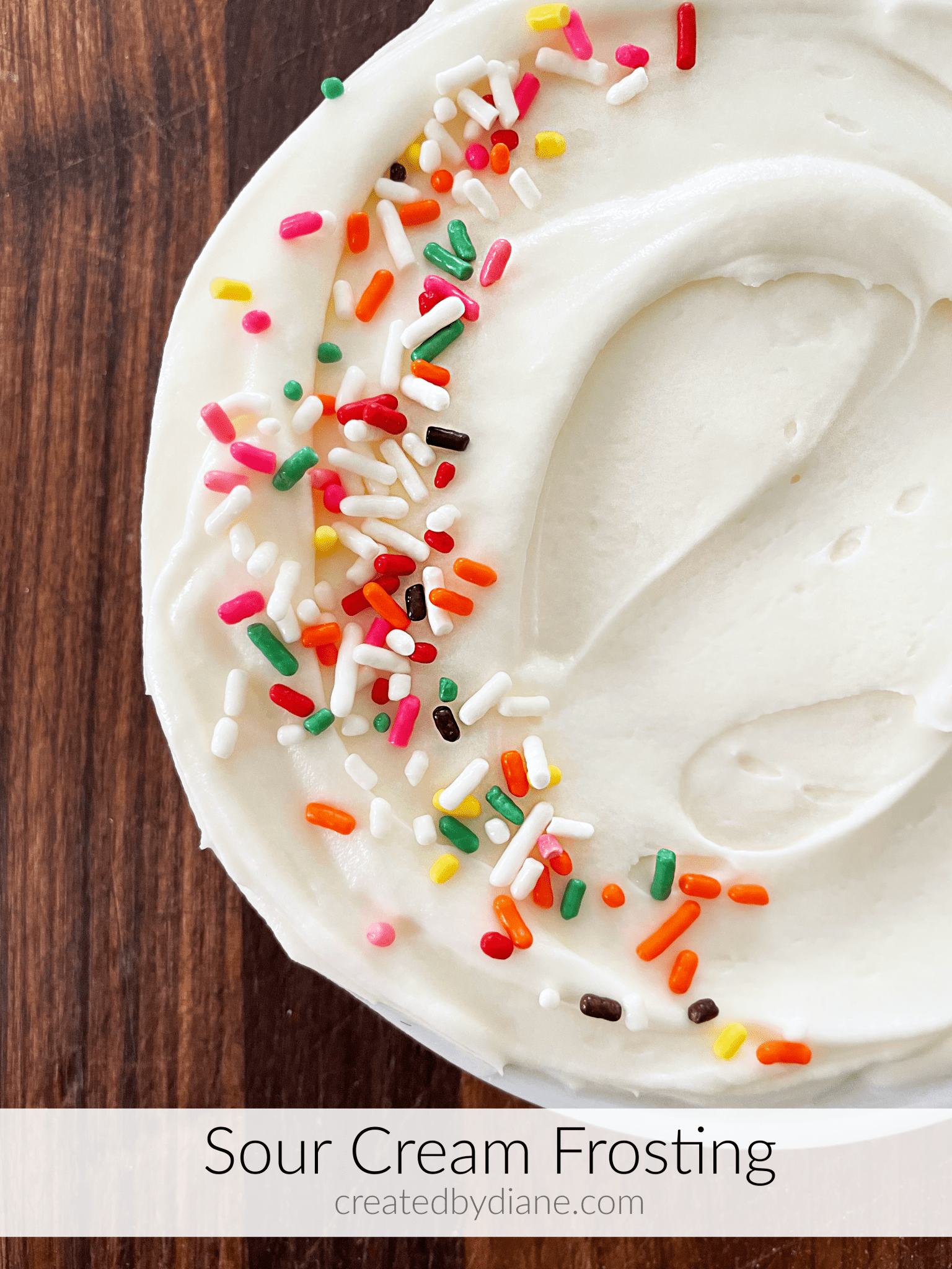 Sour Cream Frosting Created by Diane