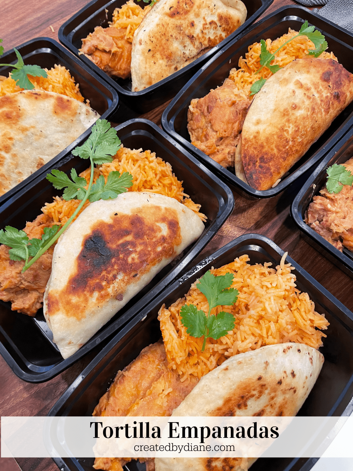 Tortilla Empanadas Created by Diane