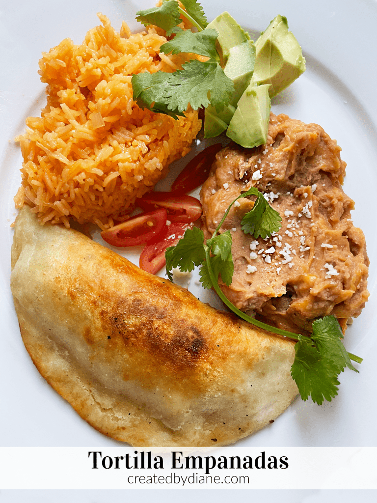 Tortilla Empanadas Created by Diane