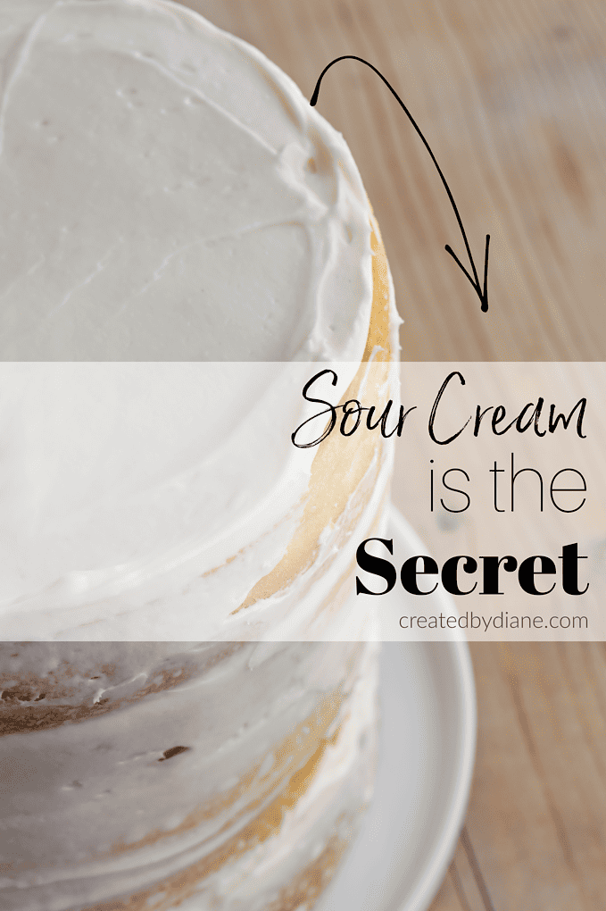 SOUR CREAM IS THE SECRET createdbydiane.com