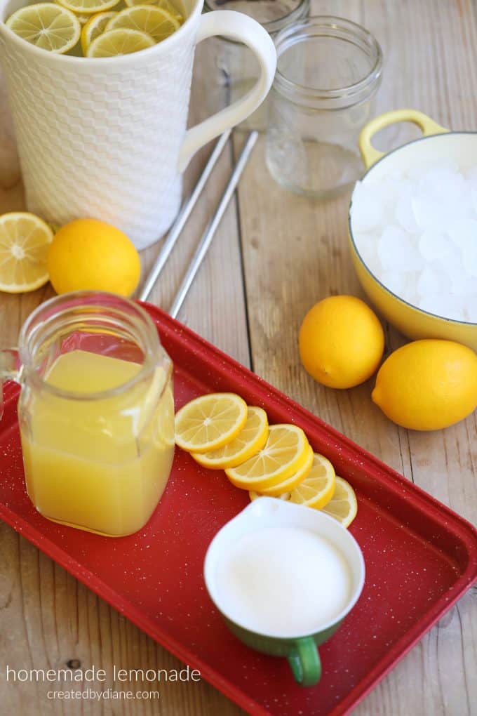 homemade lemonade recipes createdbydiane.com