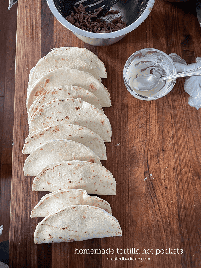 homemade tortilla hot pockets createdbydiane