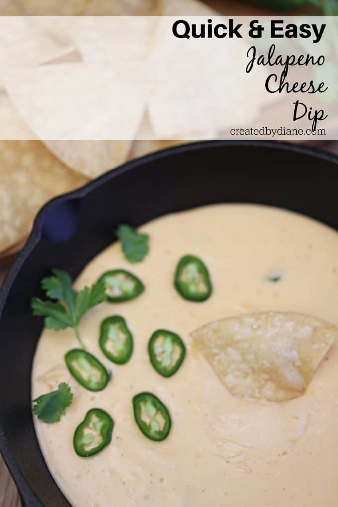 jalapeno cheese dip perfect for chips createdbydiane.com