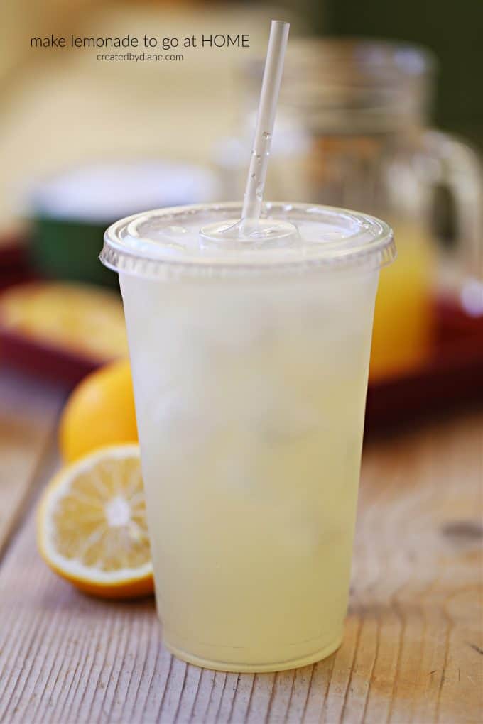 make lemonade to go at HOME createdbydiane.com