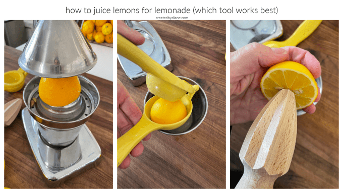 which tool works best for lemonade createdbydiane.com