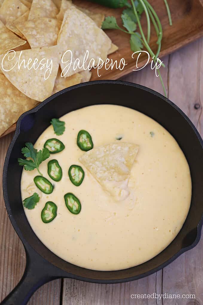 CHEESY JALAPENO DIP from createdbydiane