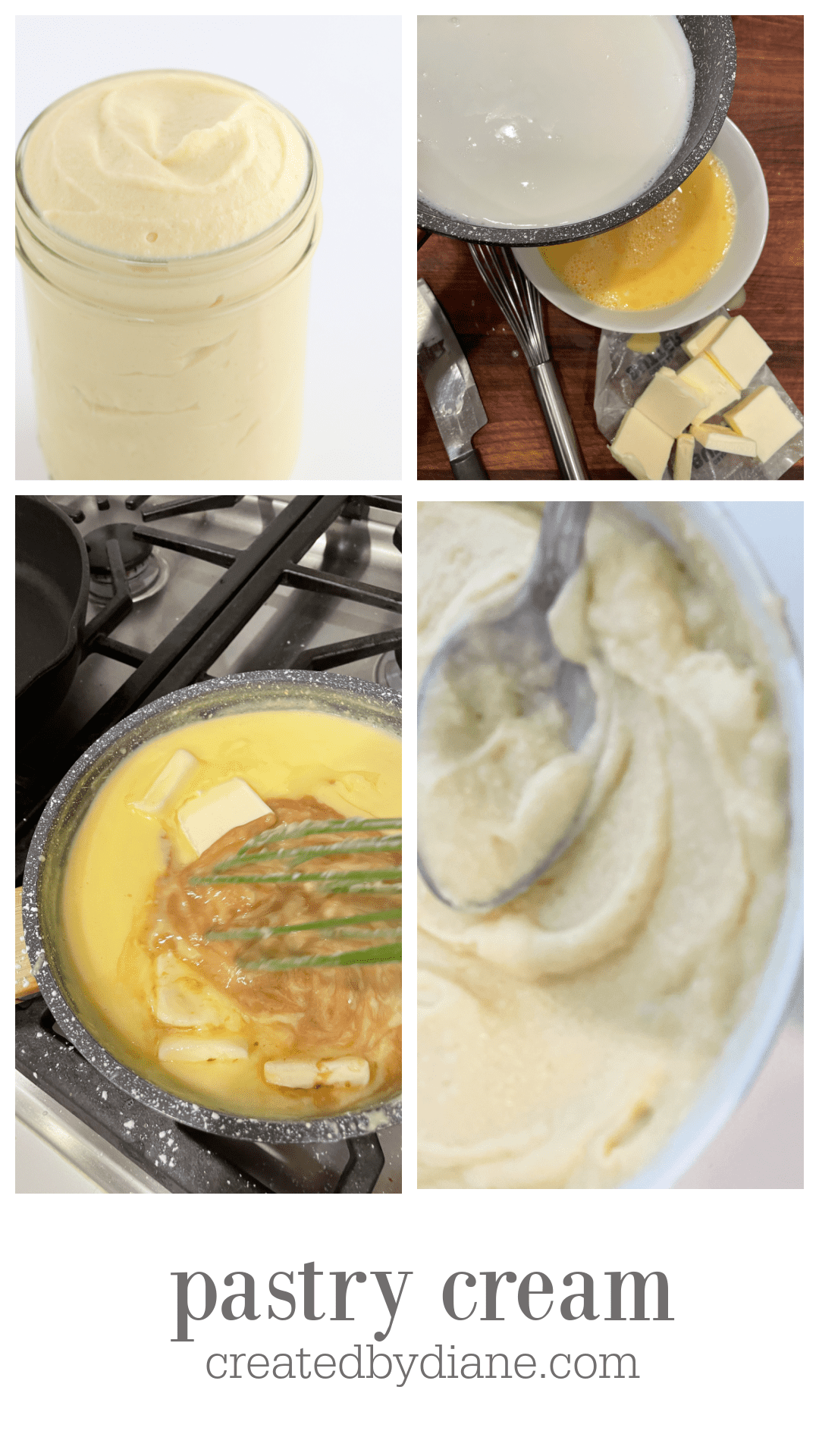 Pastry Cream | Created by Diane