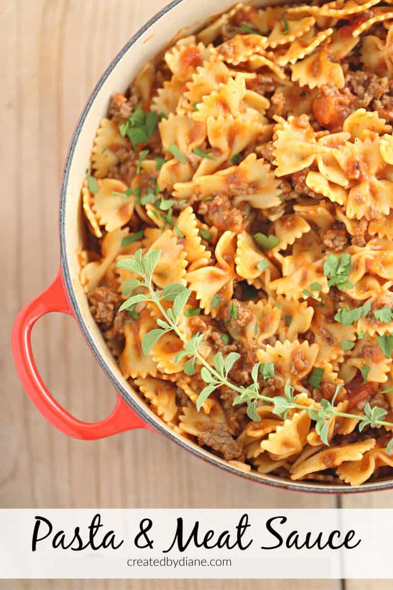 Pasta with Meat Sauce