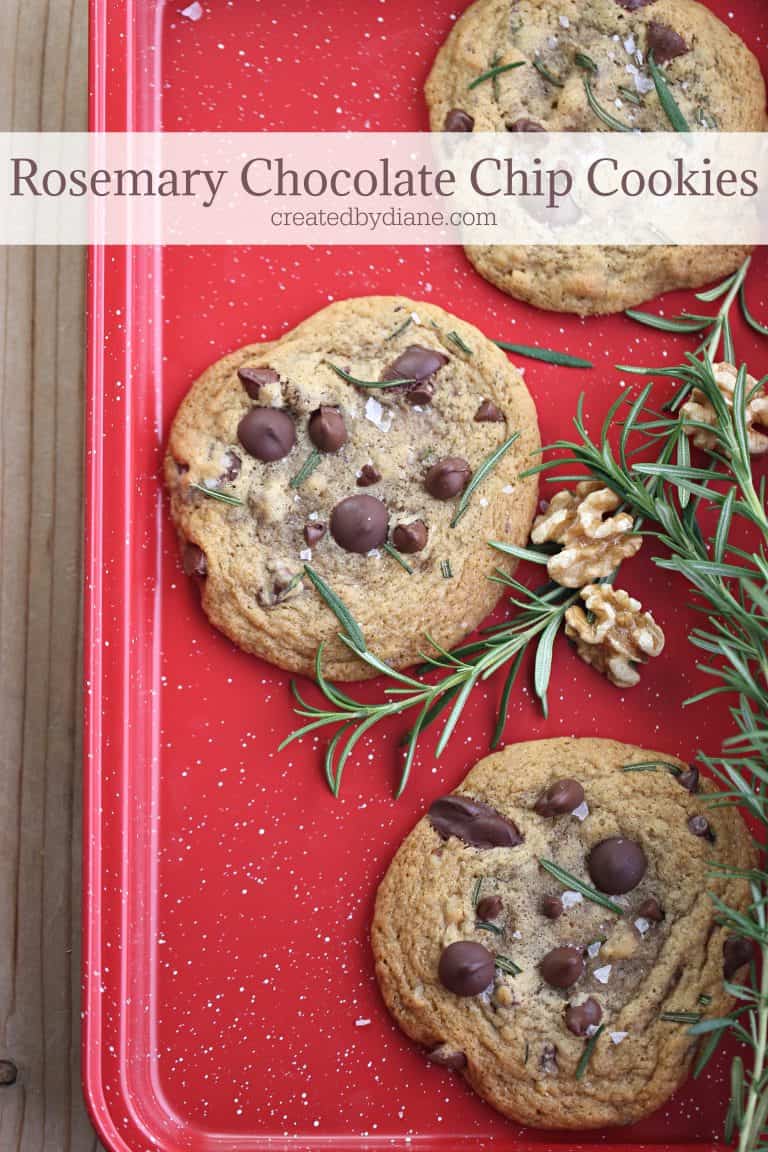 Rosemary Chocolate Chip Cookies