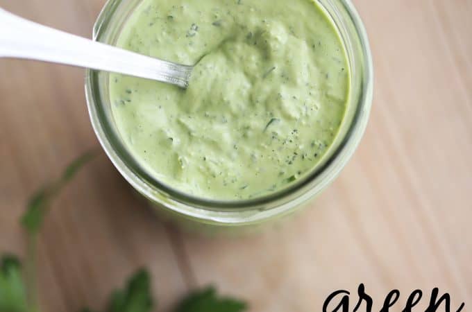 green goddess salad dressing recipe from createdbydiane.com