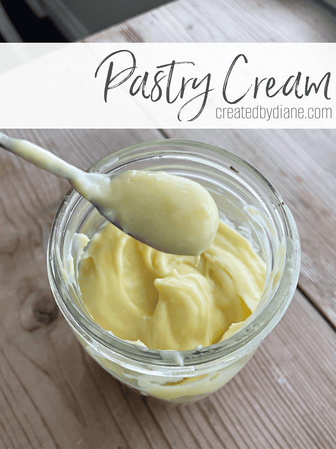 pastry cream recipe createdbydiane.com