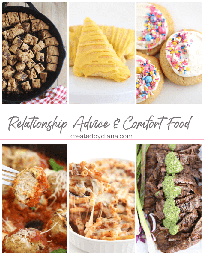 dating, relationship advice with comfort food recipes to enjoy on your life journey createdbydiane.com