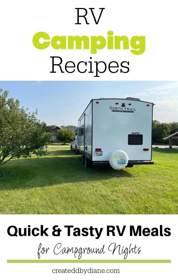 rv camping recipes from createdbydiane