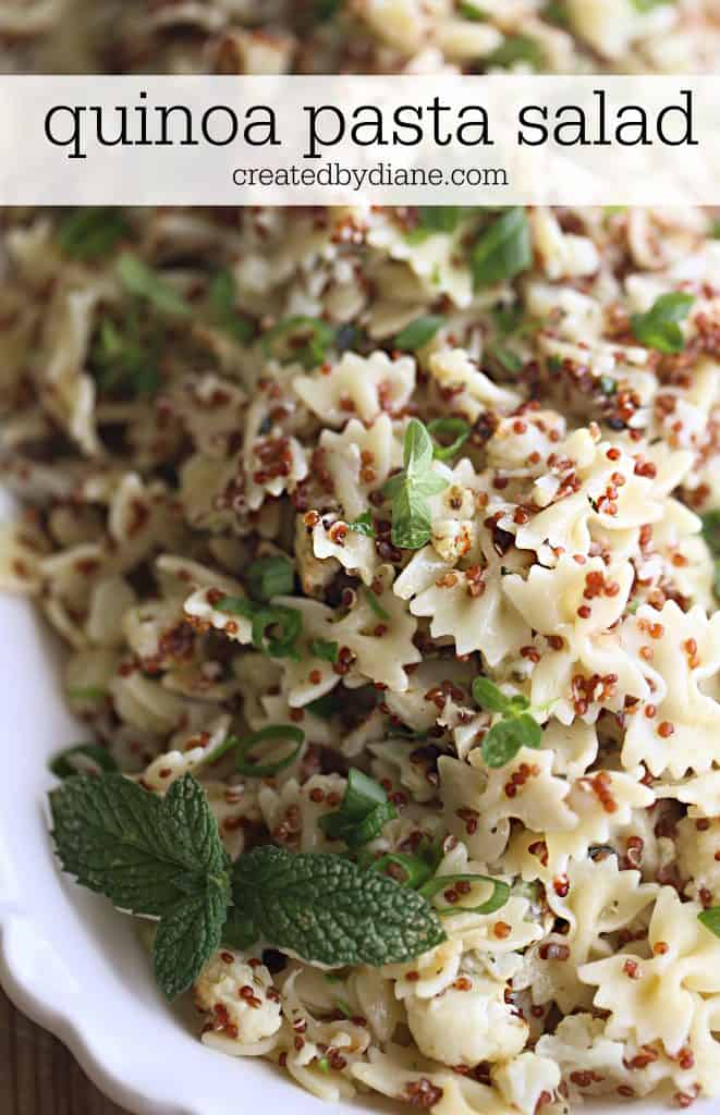 quinoa pasta salad createdbydiane.com
