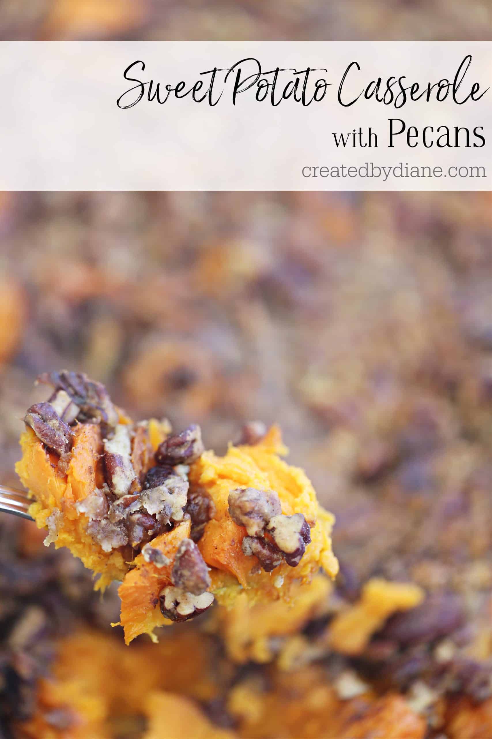 Sweet Potato Casserole with Pecans