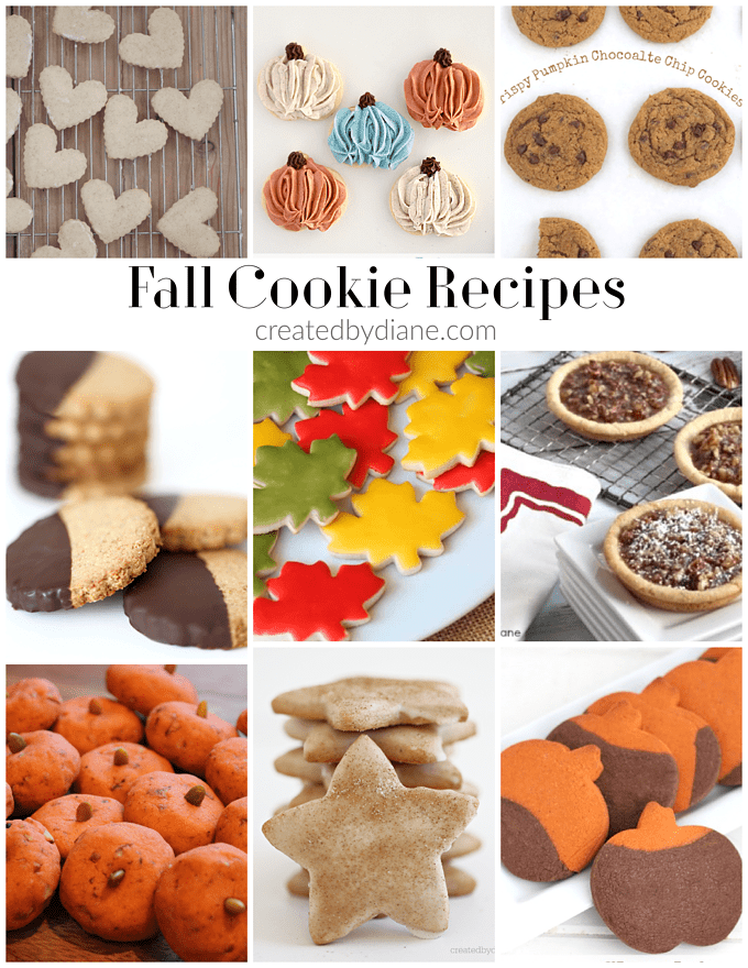 fall cookie baking createdbydiane.com