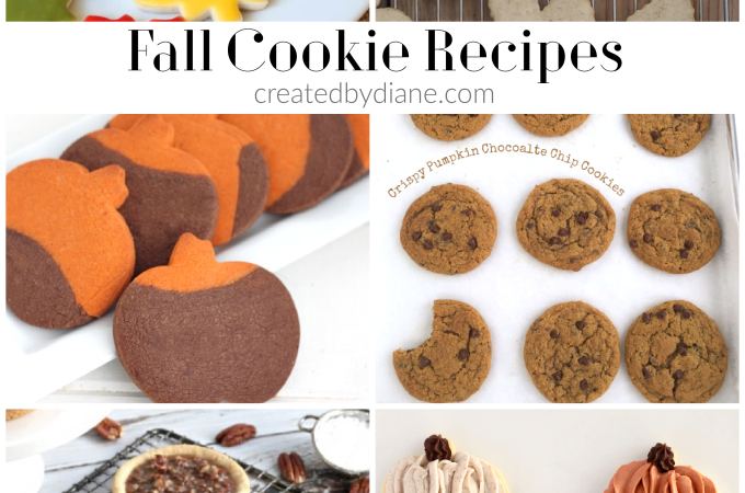 fall cookie recipes createdbydiane.com