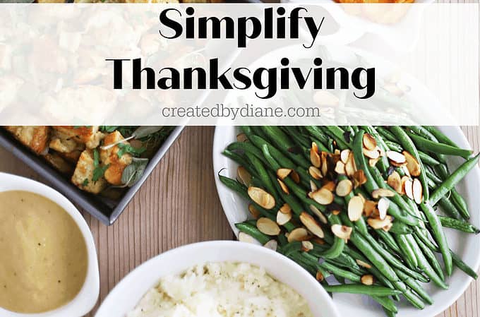 simplify thanksgiving createdbydiane.com