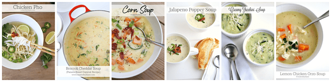 soup recipes for DINNER createdbydiane.com
