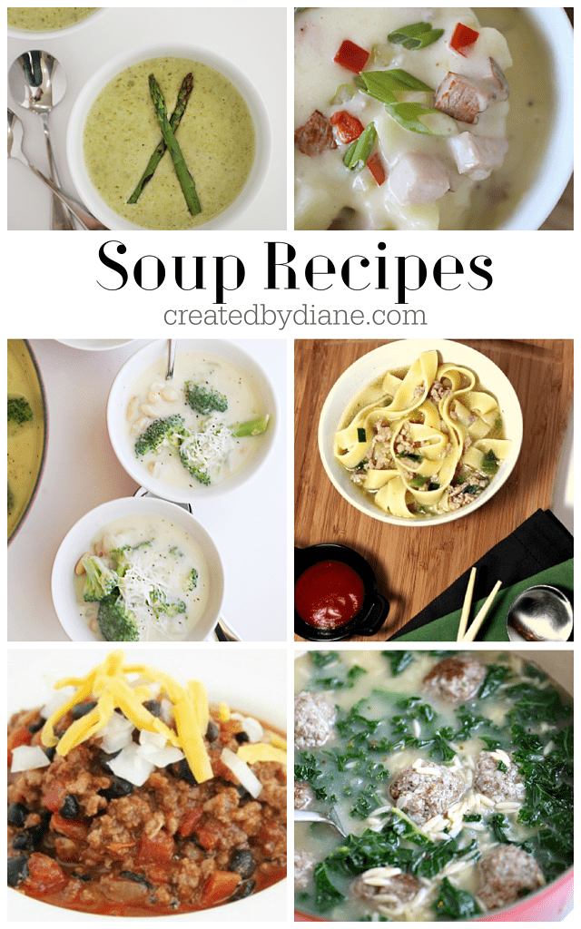 soup recipes that will WIN you over createdbydiane.com