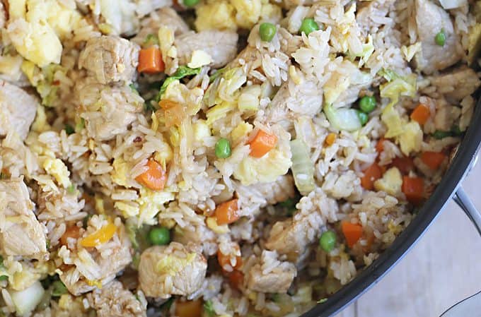 Saucy Pork Fried Rice createdbydiane.com