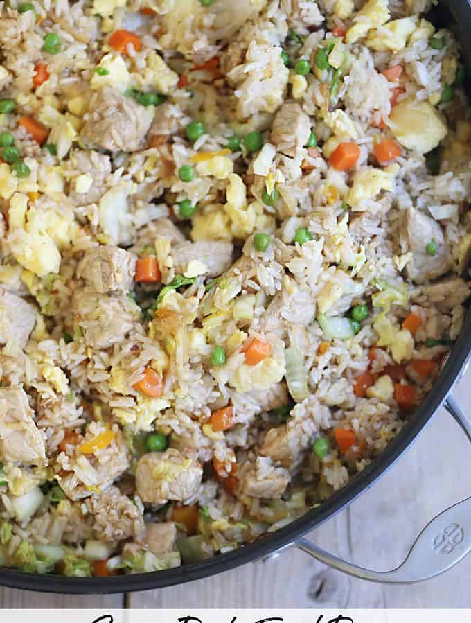 Saucy Pork Fried Rice createdbydiane.com
