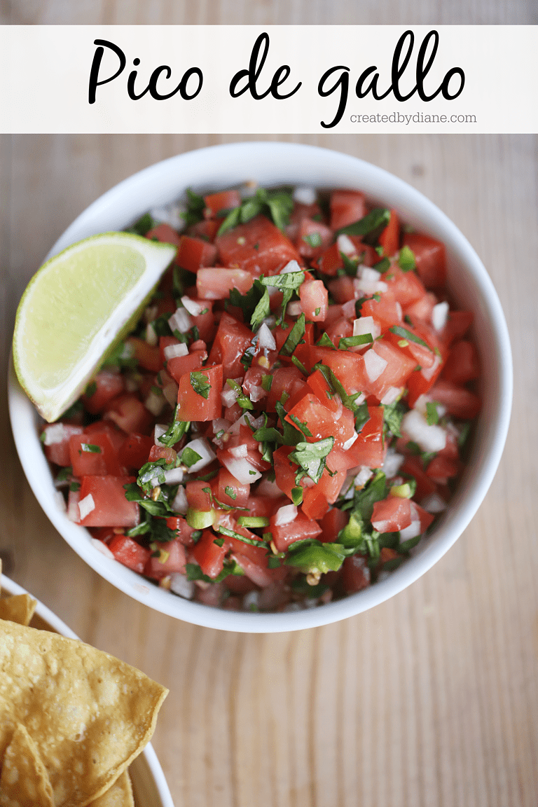 small diced tomato, onion, jalapeno, and cilantro createdbydiane.com