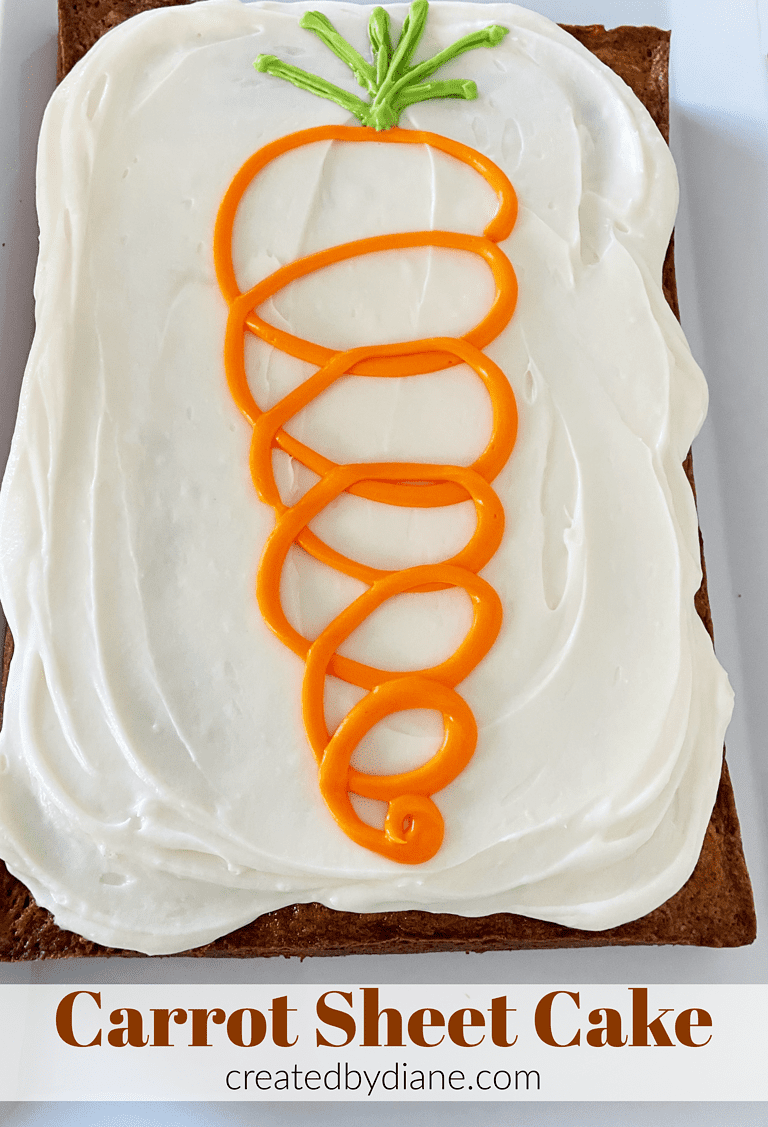 Carrot Sheet Cake