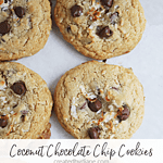 Coconut Chocolate Chip Cookies createdbydiane.com