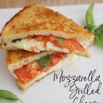 mozzarella grilled cheese sandwich createdbydiane.com