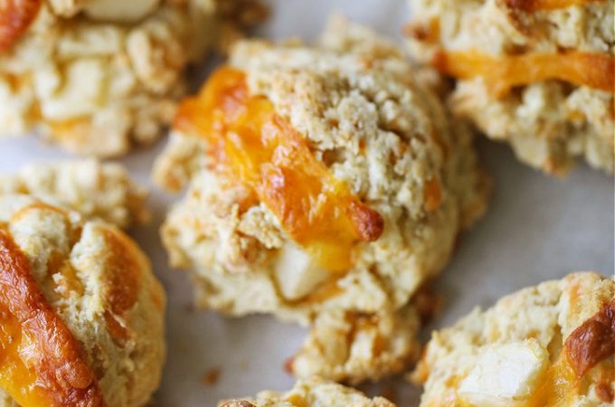 APPLE CHEDDAR SCONES CREATEDBYDIANE.COM