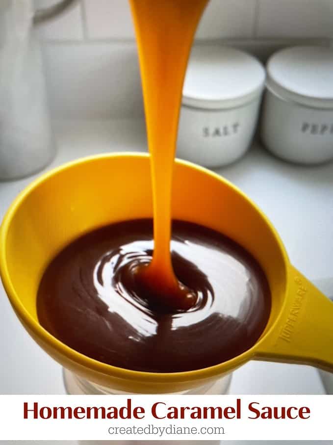 homemade caramel sauce createdbydiane.com