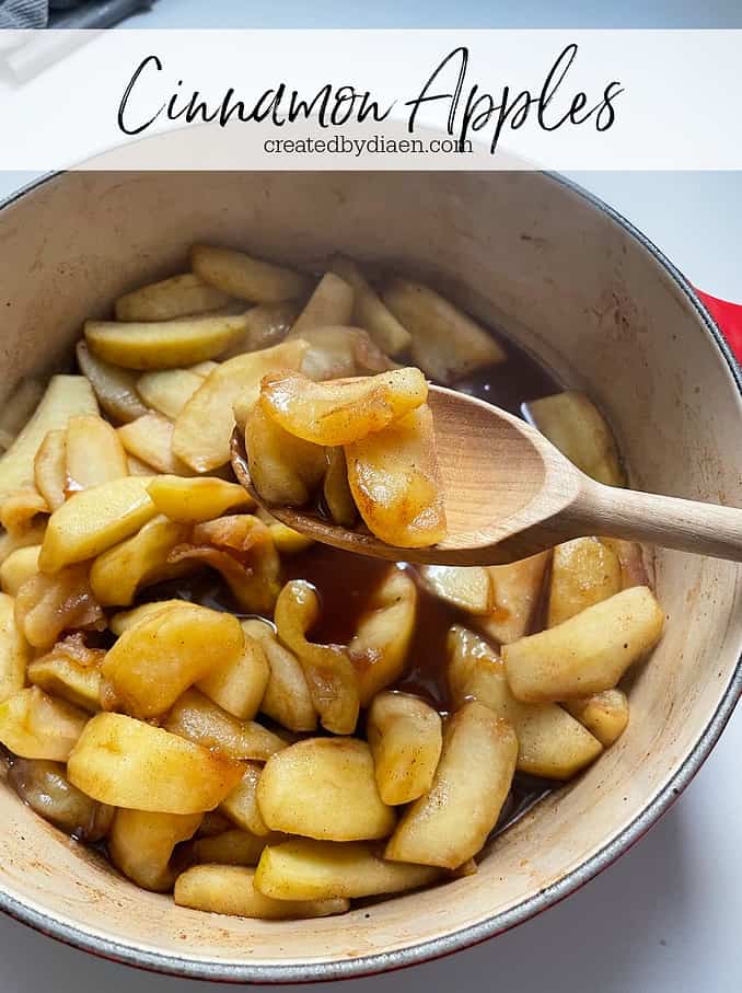 Cinnamon Apples Recipe from createdbydiane.com