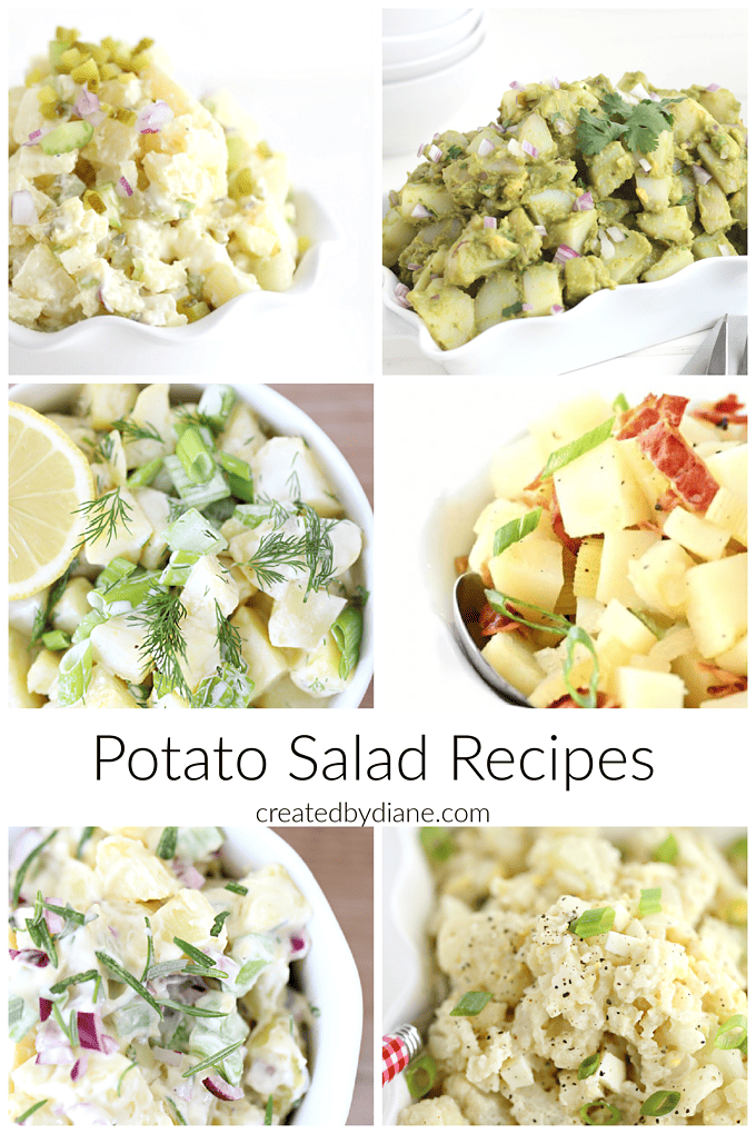 POTATO SALAD RECIPES createdbydiane.com