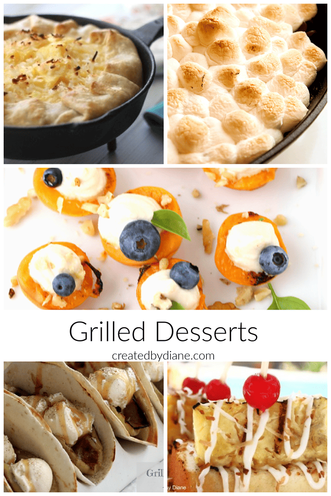 grilled dessert recipes createdbydiane.com