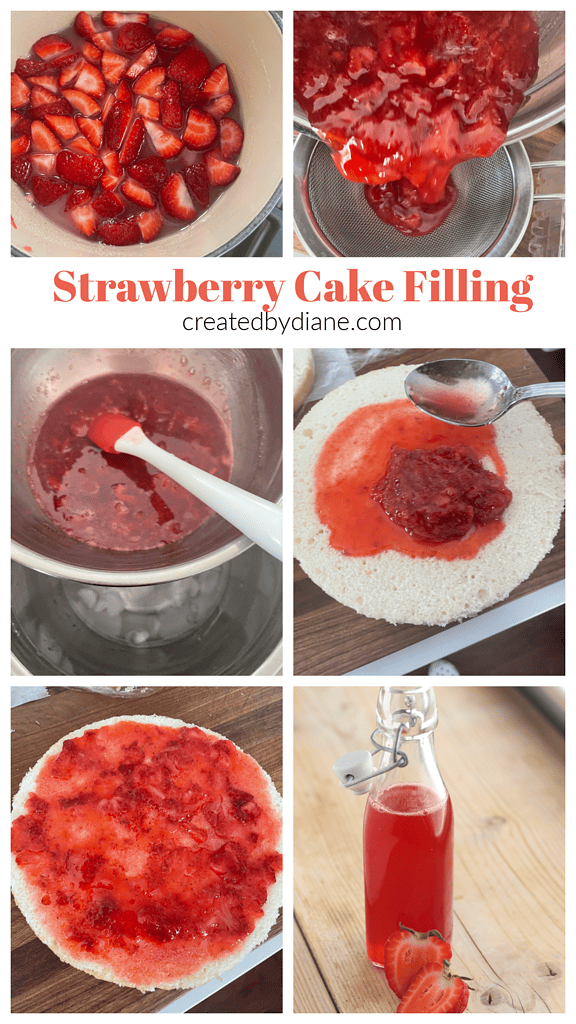 strawberry filling for cake createdbydiane.com