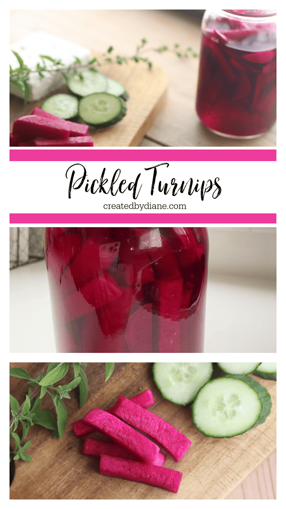PICKLED Turnips great pickled vegetable createdbydiane.com