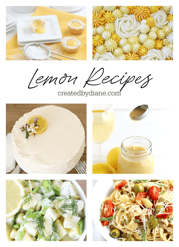  lemon recipes createdbydiane.com