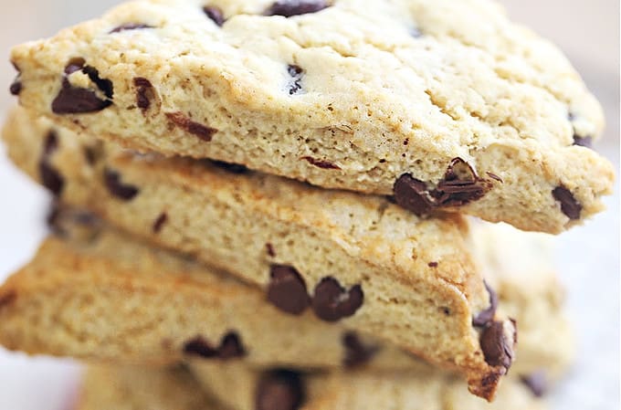 CHOCOLATE CHIP CREAM SCONES