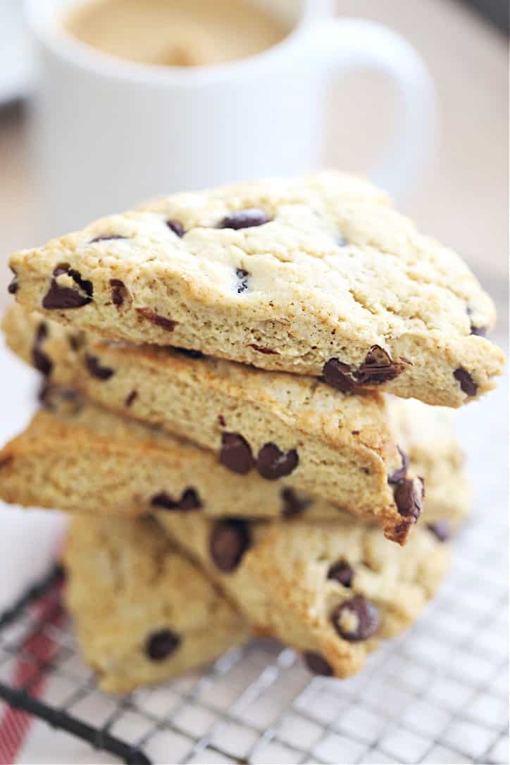 Easy Chocolate Chip Scones Recipe