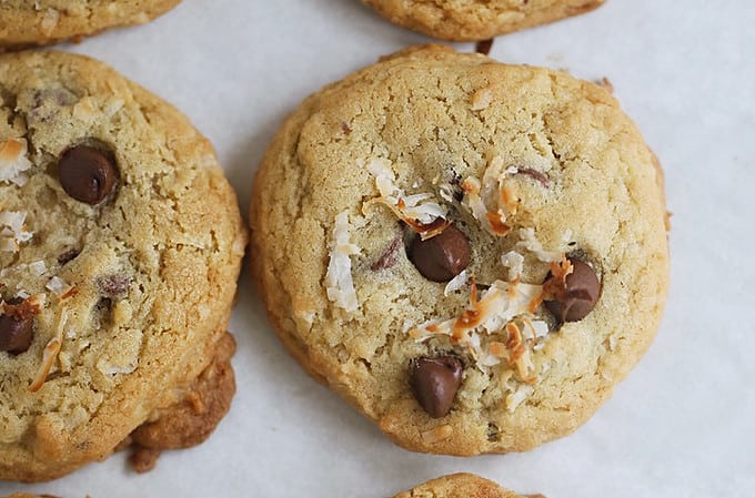 coconut chocolate chip cookie recipe 1 from createdbydiane.com