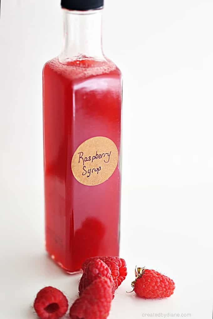 real raspberry syrup createdbydiane.com
